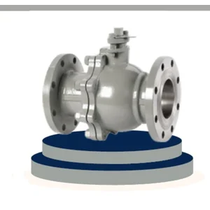 OAKON WCB FLANGE END PN16 LEVER OPERATED BALL VALVE