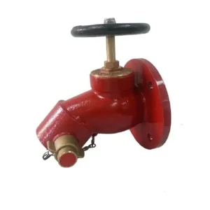 COMBAT BIB NOZE QBLIQUE LANDING VALVE INSTANTANEOUS FEMALE FLANGE#150 WITH CAP & CHAIN