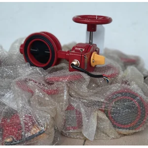 FIREKING VIKING BVW BUTTERFLY VALVE WAFER GEAR WITH TAMPER SWITCH ULFM