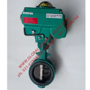 TOMOE 700Z ELECTRIC ACTUATOR BUTTERFLY VALVE 