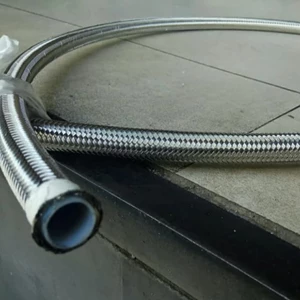 SELANG TEFLON PTFE STAINLESS BRAIDED 1/2 INCHI HEAVY DUTY CHEMICAL