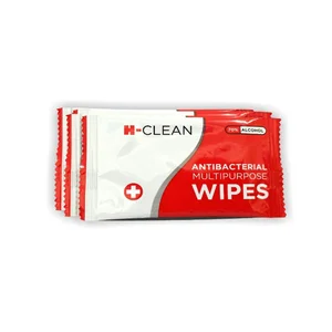 Tisu Basah H-Clean Antibacterial Multipurpose Wipes Alcohol 17X20 