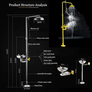 n   eyewash shower Emergency Eyewash Bahan Terbaik Di Glodok