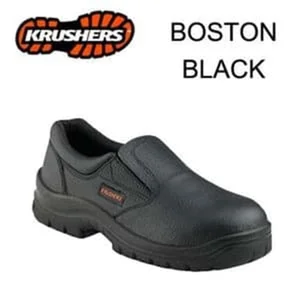  s  Sepatu Safety Krushers Boston Hitam