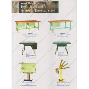 Work Bench Typist Stand And Hydraulic Drawing Stand