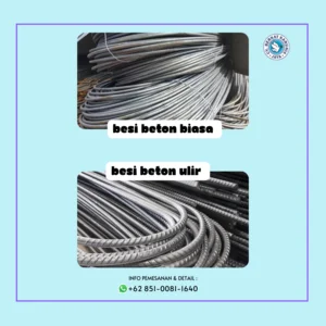 Besi Beton Polos dan Ulir