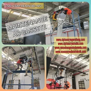 Jasa Maintenance dan Servis AC Cassette/ Segala Macam Jenis AC Perusahaan