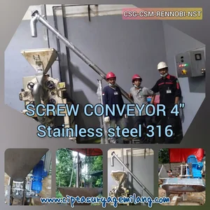 Conveyor Screw Hopper Incline Screw Hopper Conveyor uk 8 inch x 1000 MM