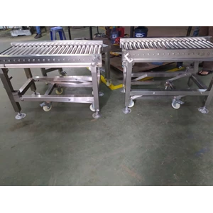 Gravity Roll Conveyor by Stainless steel 304 Roller Conveyor