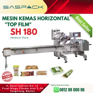 Mesin Pengemas Otomatis Horizontal SH 180