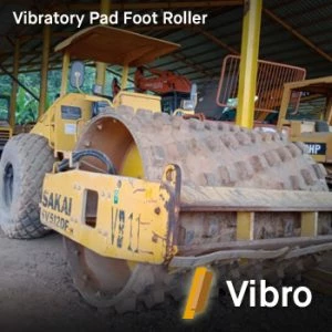 Vibratory Pad Foot Roller Rental Alat Berat