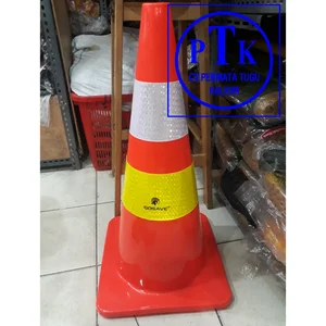 TRAFFIC CONE FULL ORANGE GOSAVE 70 CM