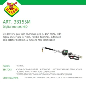 Raasm Grease Gun dengn flow meter art no.38155M
