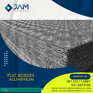 Plat Bordes Aluminium (Plat Kembang)