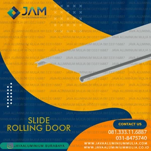 Slat Rolling Door Aluminium 6cm x 6m x 0.7