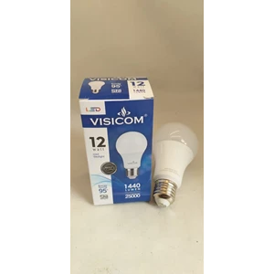 Lampu LED Bulb 12 Watt Merk Visicom