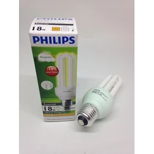 Lampu Hemat Energi Essential Philips 18W Warna Kuning 