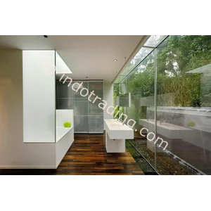 Partisi Kaca Frameless