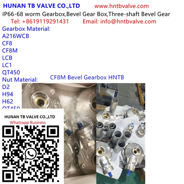 CF8M Bevel Gearbox HNTB