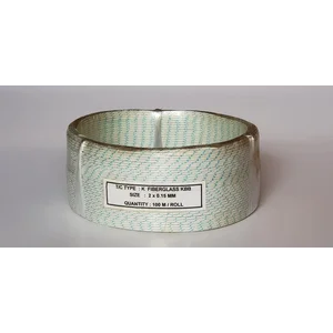 Kabel Thermocouple Type K Fiberglass KBB Size : 2 x 0.15mm