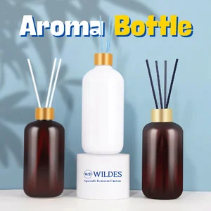 Botol Aromaterapi 220ml 230ml Botol plastik Aroma Penyegar Udara Kamar Tidur dan Rumah dengan Botol Difuser Buluh Botol Kosmetik Custom