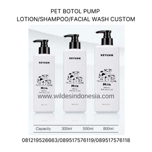 PET BOTTLE PUMP COSMETIC CUSTOM LOTION/BODY WASH/SHAMPOO  100 ML/150ML/200ML/300ML/500ML