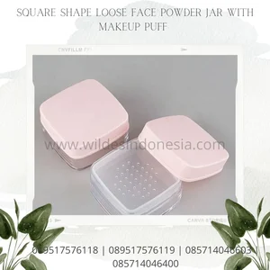 Jual Custom Packaging Loose Powder Square Shape harga termurah untuk ...