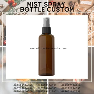 Botol Spray PET (Amber) Warna Coklat Glossy 150ML & 200ML