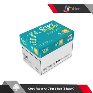 Copy Paper Kertas Hvs A4 75Gram 1 Box Isi 5 Ream