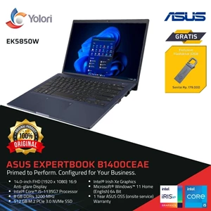 ASUS ExpertBook B1400CEAE-EK5850W i5-1135G7 8GB 512GB Intel Iris Windows 11