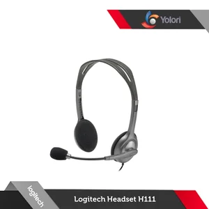 Logitech H111 Stereo Headset - Original Garansi 2 Tahun