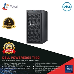 Dell Poweredge T140 E-2124 8GB  1TB