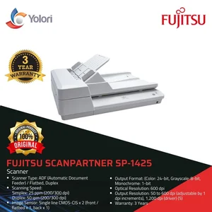 Fujitsu ScanPartner SP-1425 Garansi Resmi Fujitsu