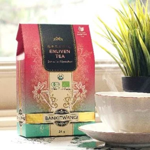Teh Sachet - Bankitwangi Teh Organik - Enliven Tea 8'S 24 Gr Box