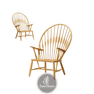 Big Wooden Chair / Aesthetics / Minimalist / Modern / Teak Wood / Natural / Lazy Chair / Lounge / Relax / Lazy