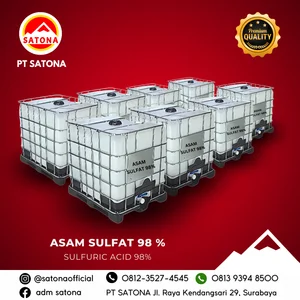 Asam sulfat 98% pemesanan 5 ton kemasan IBC