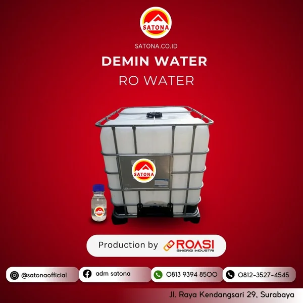 Air Demin Demineralizer Water Kempu