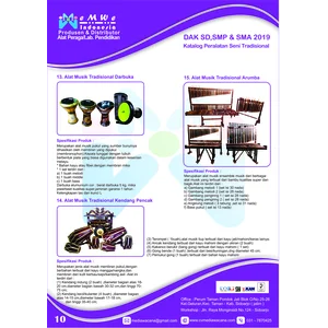 PAKET ALAT SENI MUSIK TRADISIONAL DAK SD SMP SMA 2019