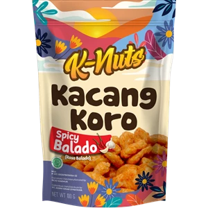 K-Nuts Kacang Koro Balado 100Gr