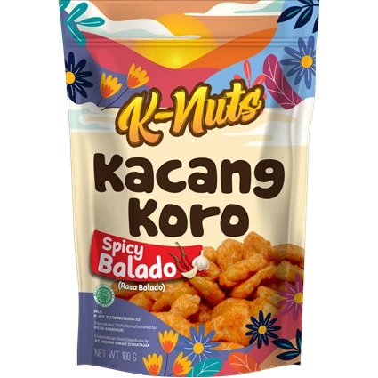 Dari K-Nuts Kacang Koro Balado 100Gr 0