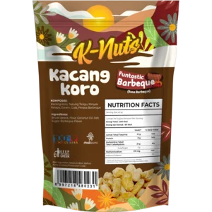 K-Nuts Kacang Koro Barbeque 100Gr