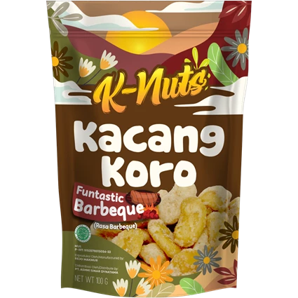 Dari K-Nuts Kacang Koro Barbeque 100Gr 0