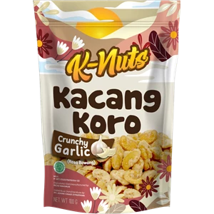K-Nuts Kacang Koro Garlic 100Gr