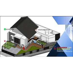Jasa Arsitek Desain Rumah Tinggal By CV. Mahadikon Utama