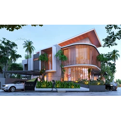 Desain Rumah Pojok Sidoarjo By Mahadikon Utama