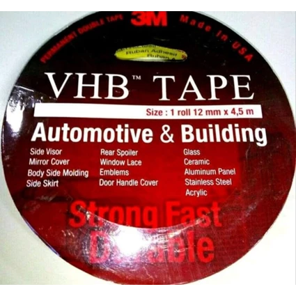 From 3M VHB DOUBLE TAPE 1