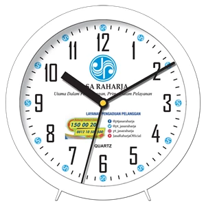 On Time Wall & Table Clock 2017 Promotion (20.5cm)