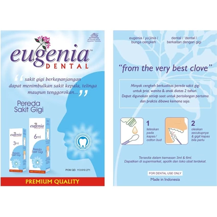 Dari Eugenia Dental 3Ml Cengkeh Clove Obat Pereda Sakit Gigi Kumur Anti Bakteri Sariawan 3