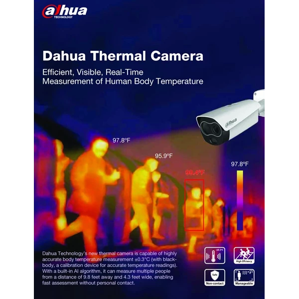 Temperature Kamera Cctv Dahua (Deviasi 0.3 Derajat)