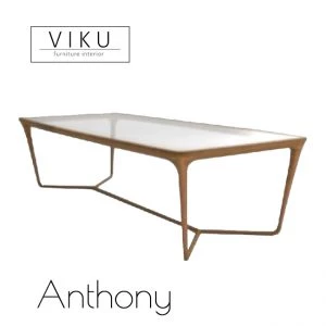 Anthony Solid Teak Dining Table